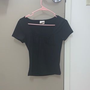 Black milkmaid tshirt